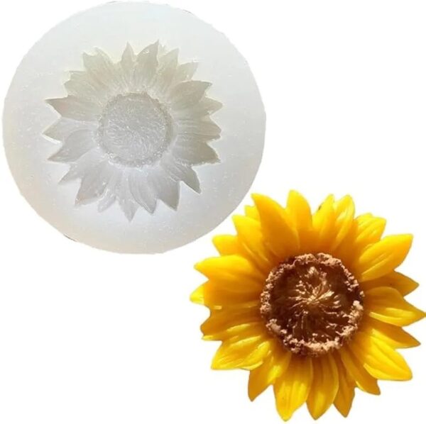 Molde vela flor girasol 5cm Z10 - Imagen 2