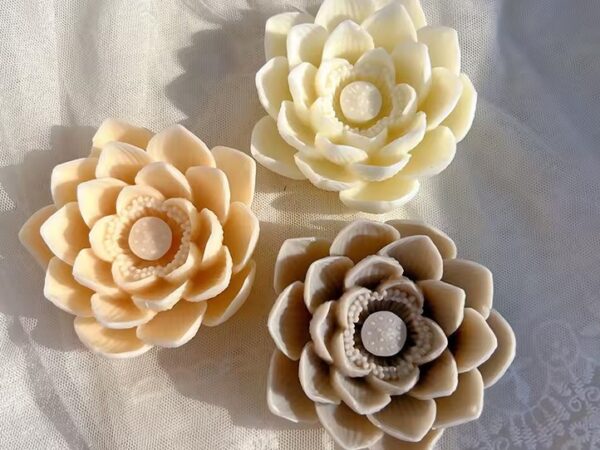 Molde vela flor grande 22H8