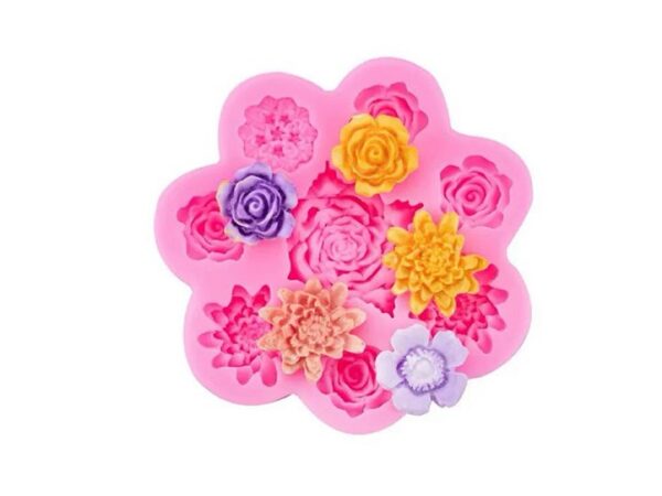 Molde 8 flores