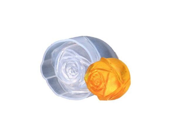 Molde flor de rosa 3D 4cm