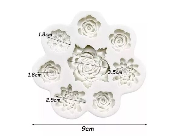 Molde 8 flores - Imagen 3