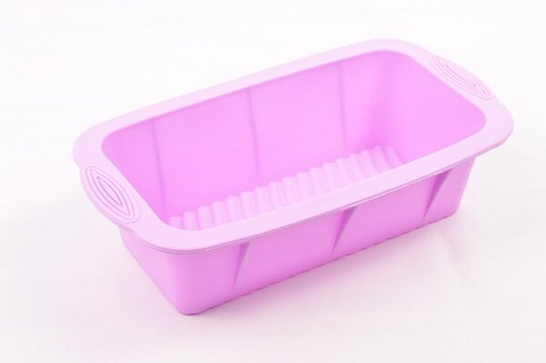 Molde rectangular jabon budin ondulado grande