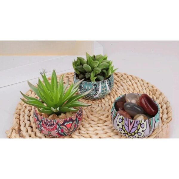 Latas chicas mandala multiuso velas - Imagen 2
