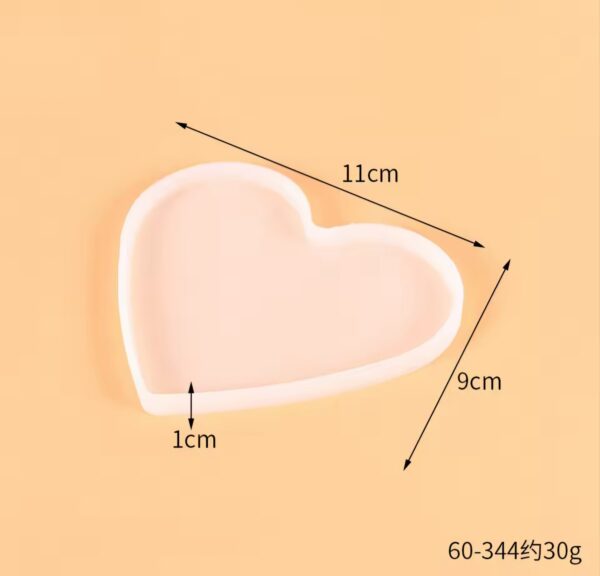 Molde x2 corazon bandeja 15 y 11cm - Imagen 3