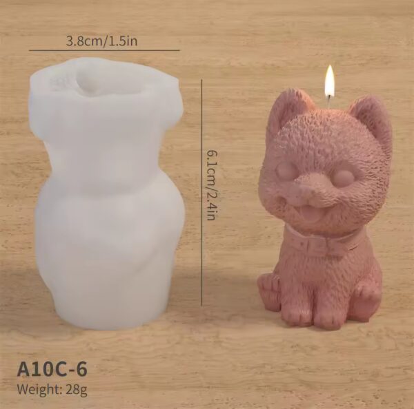 Molde perro pomerania 5,5cm 44U2