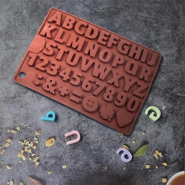 Molde bombones letras