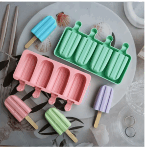 Molde 4 paletas helado